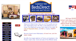 Desktop Screenshot of bedsdirectonline.com